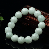 Bracelet en Jadéite | Lithothérapie Stéphanie